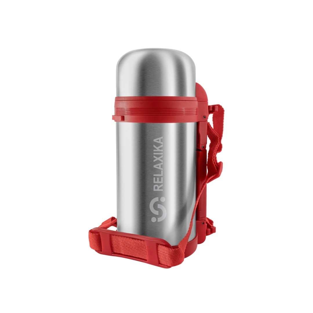 Термос универсальный (для еды и напитков) Relaxika 201, 1200 мл, стальной