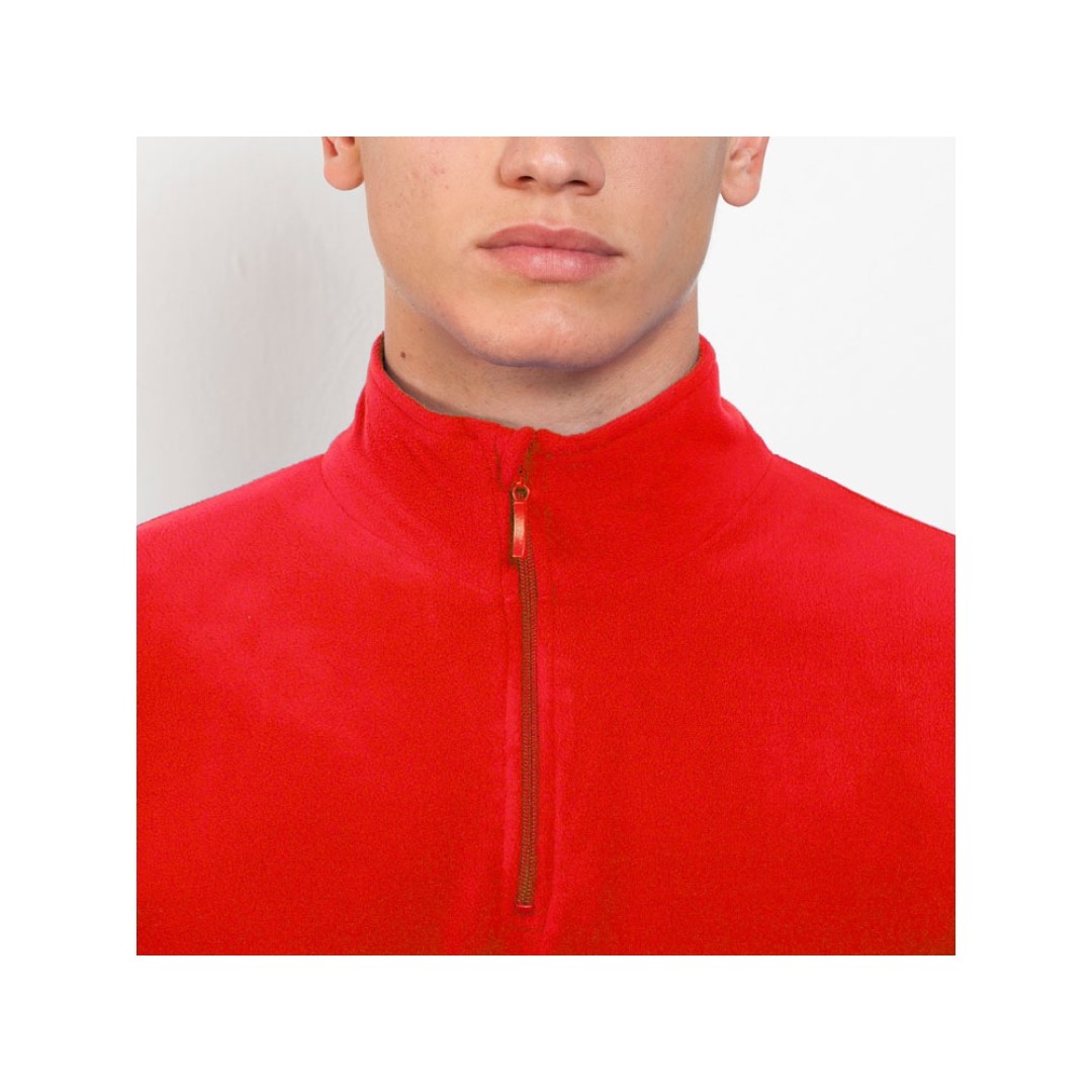 Свитшот из микрофлиса мужской "Himalaya", красный