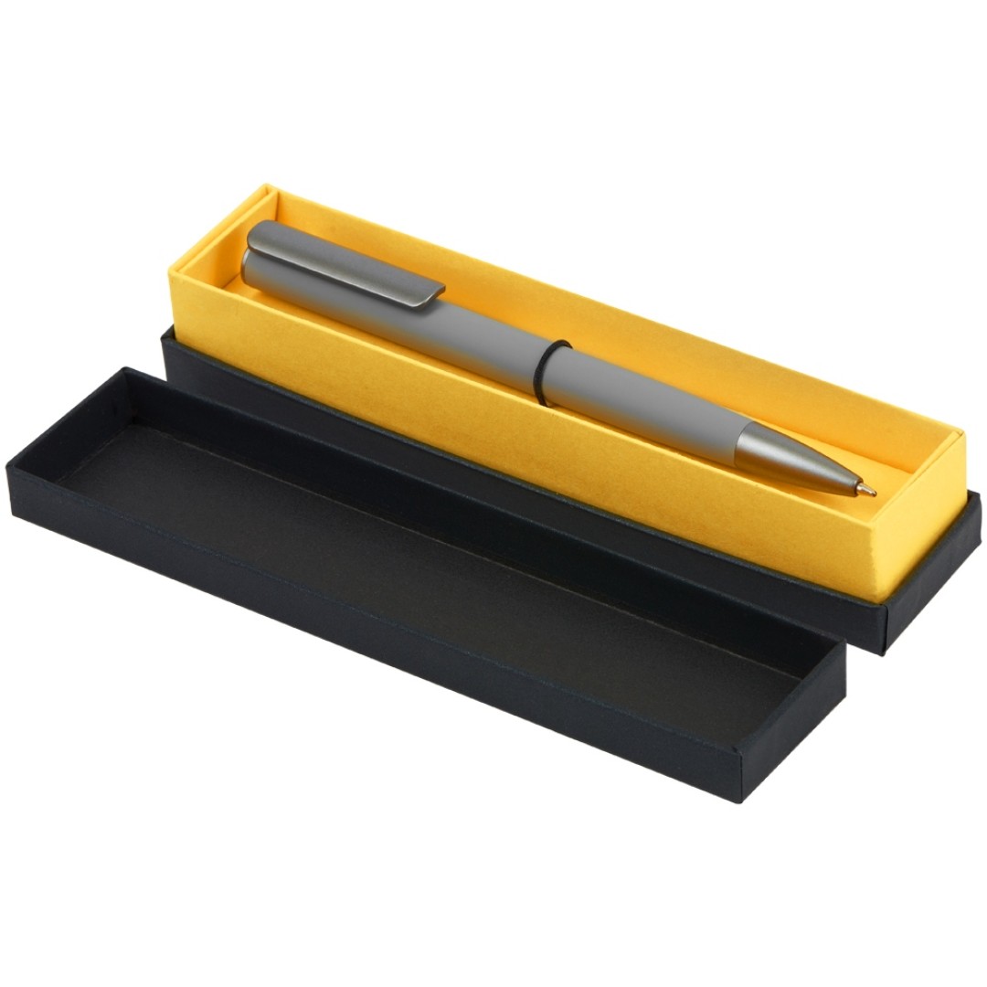 Футляр для 1 ручки "Bloom", черный с желтым