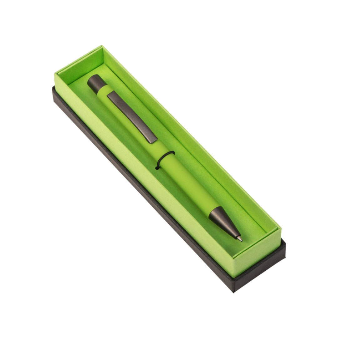 Ручка в футляре "Tender Bloom", зеленое яблоко