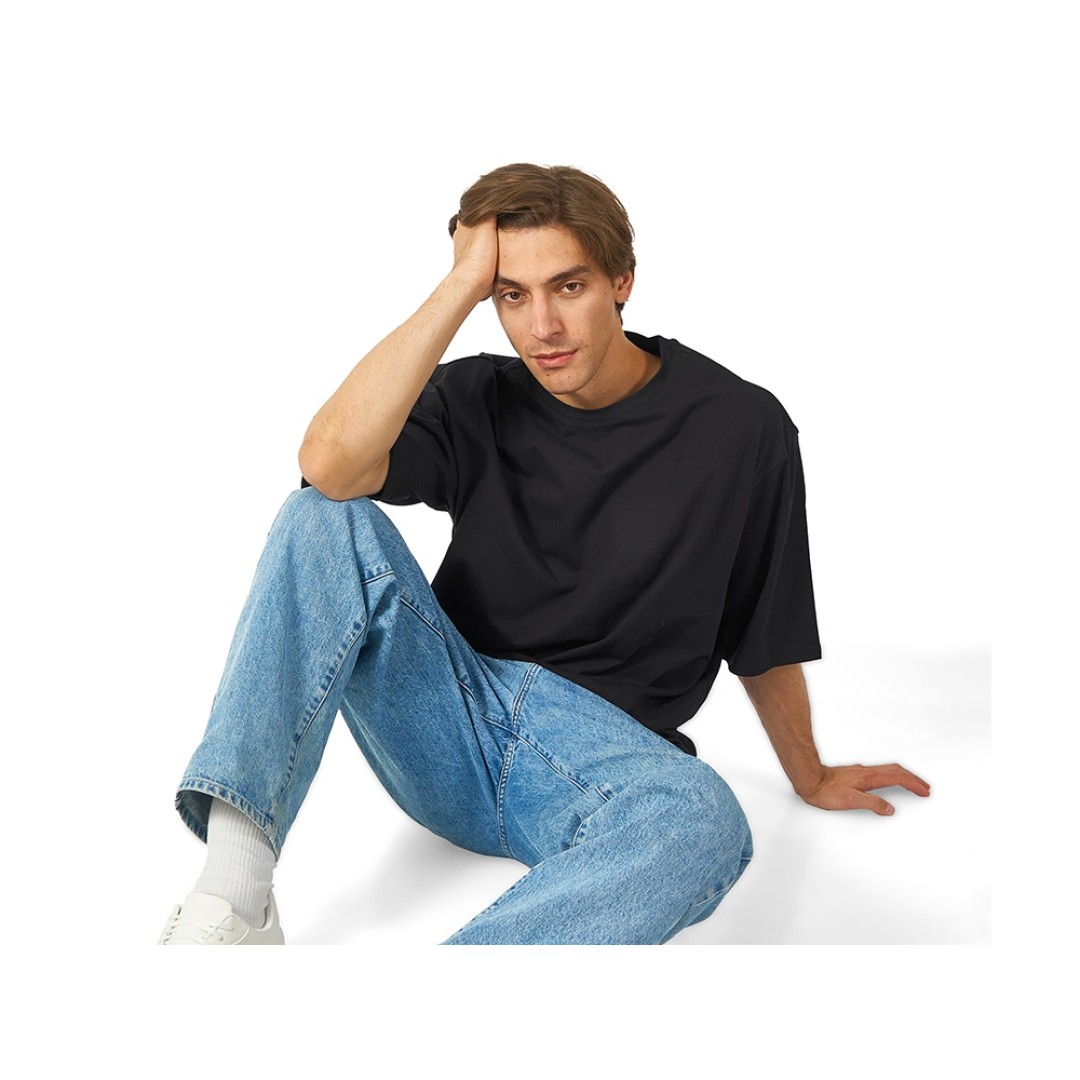 Футболка Berlin к/р оверсайз, 100% хлопок, 180гр, черный