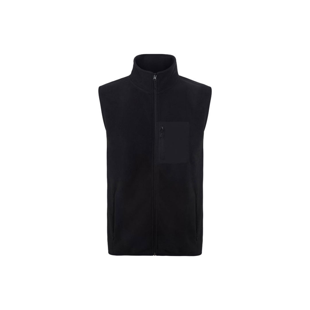 Жилет флисовый «Trondheim» унисекс, черный