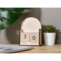 Настольный деревянный вечный календарь