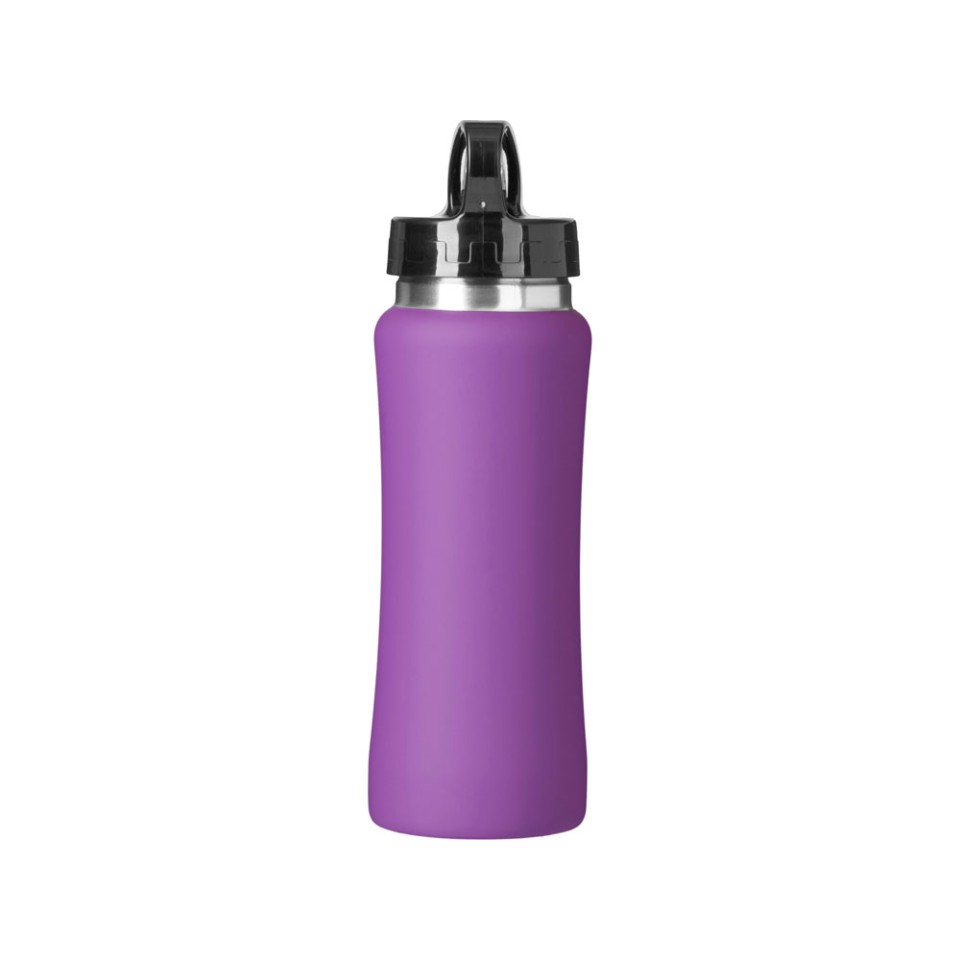 Бутылка для воды "Bottle C1", сталь, soft touch, 600 мл, фиолетовый