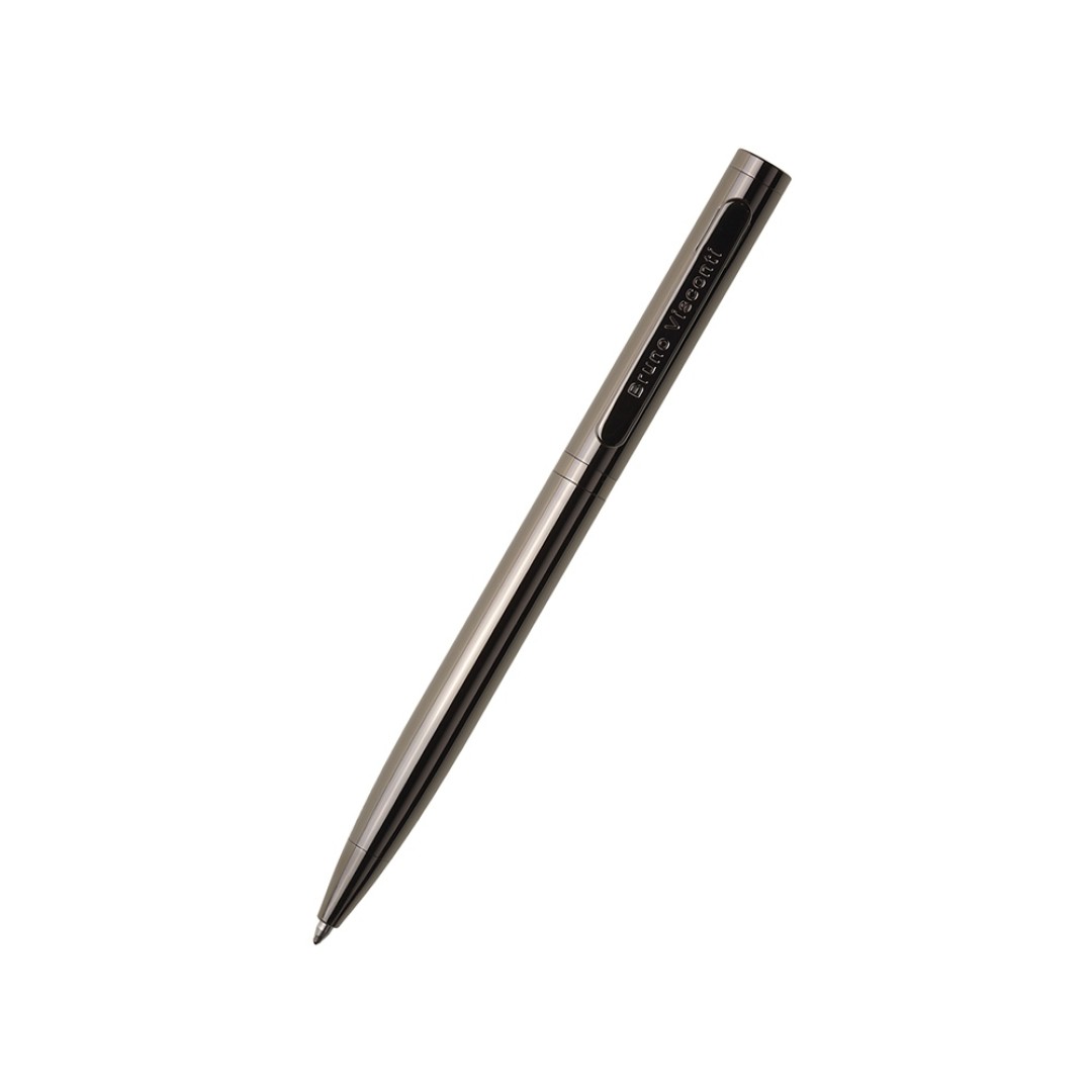 Ручка "Firenze" шариковая автоматическая, вороненая сталь