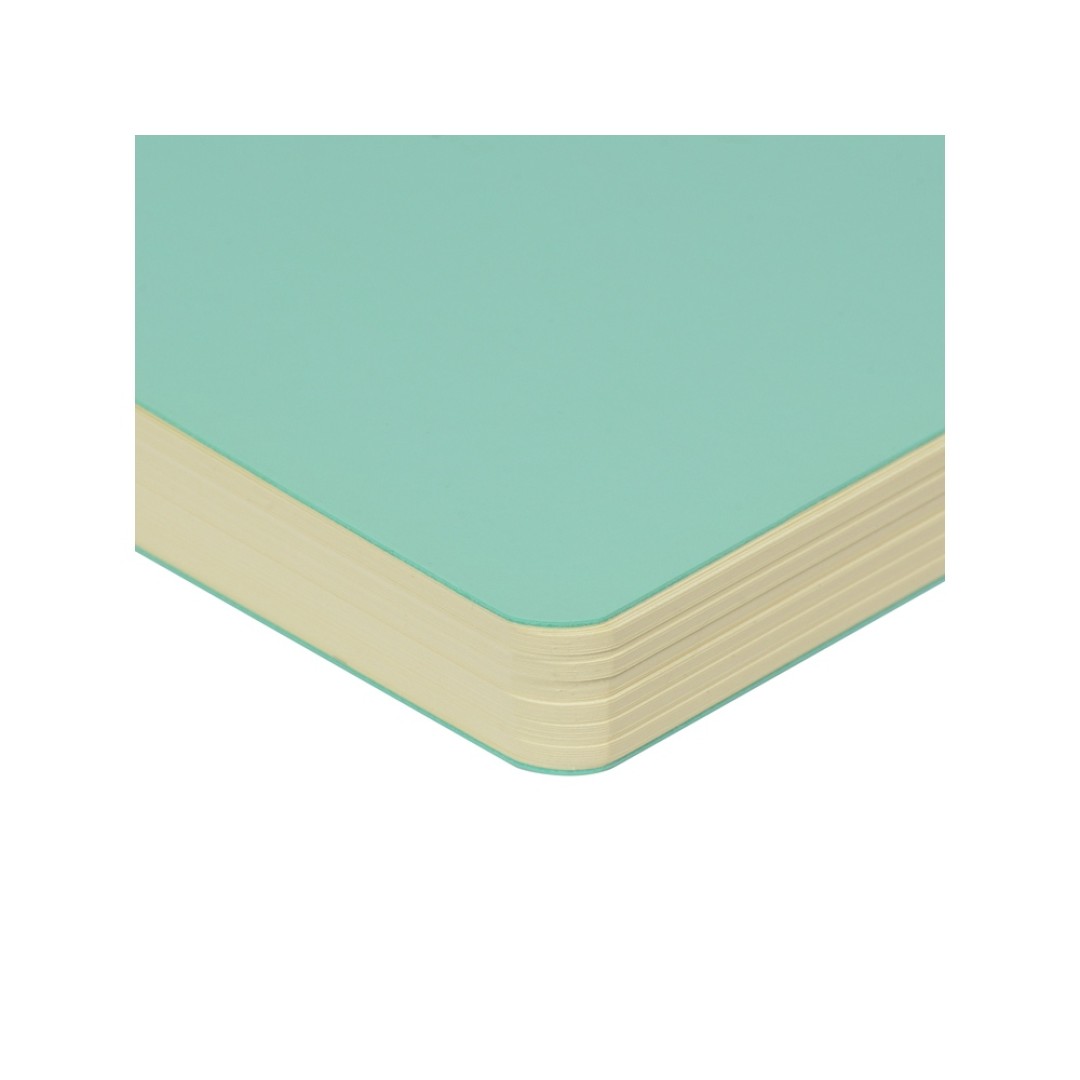 Скетчбук "Sketch & Art" в мягком переплете 140х210 мм, 100 л. бежевой бумаги 100 гр., мятный