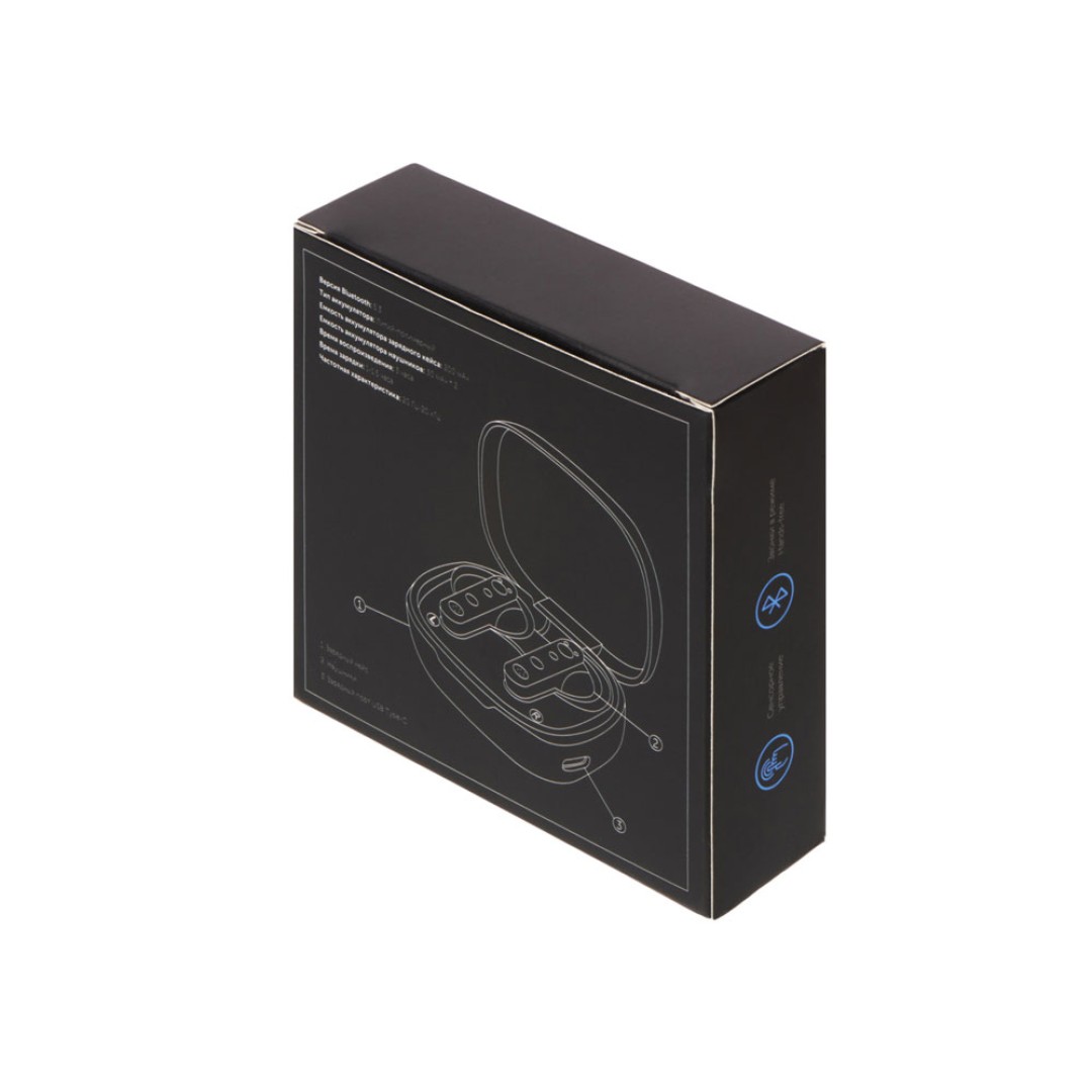 Беспроводные наушники TWS wireless "Sync", черный