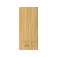 Внешний беспроводной аккумулятор из бамбука "Bamboo Air", 10000 mAh