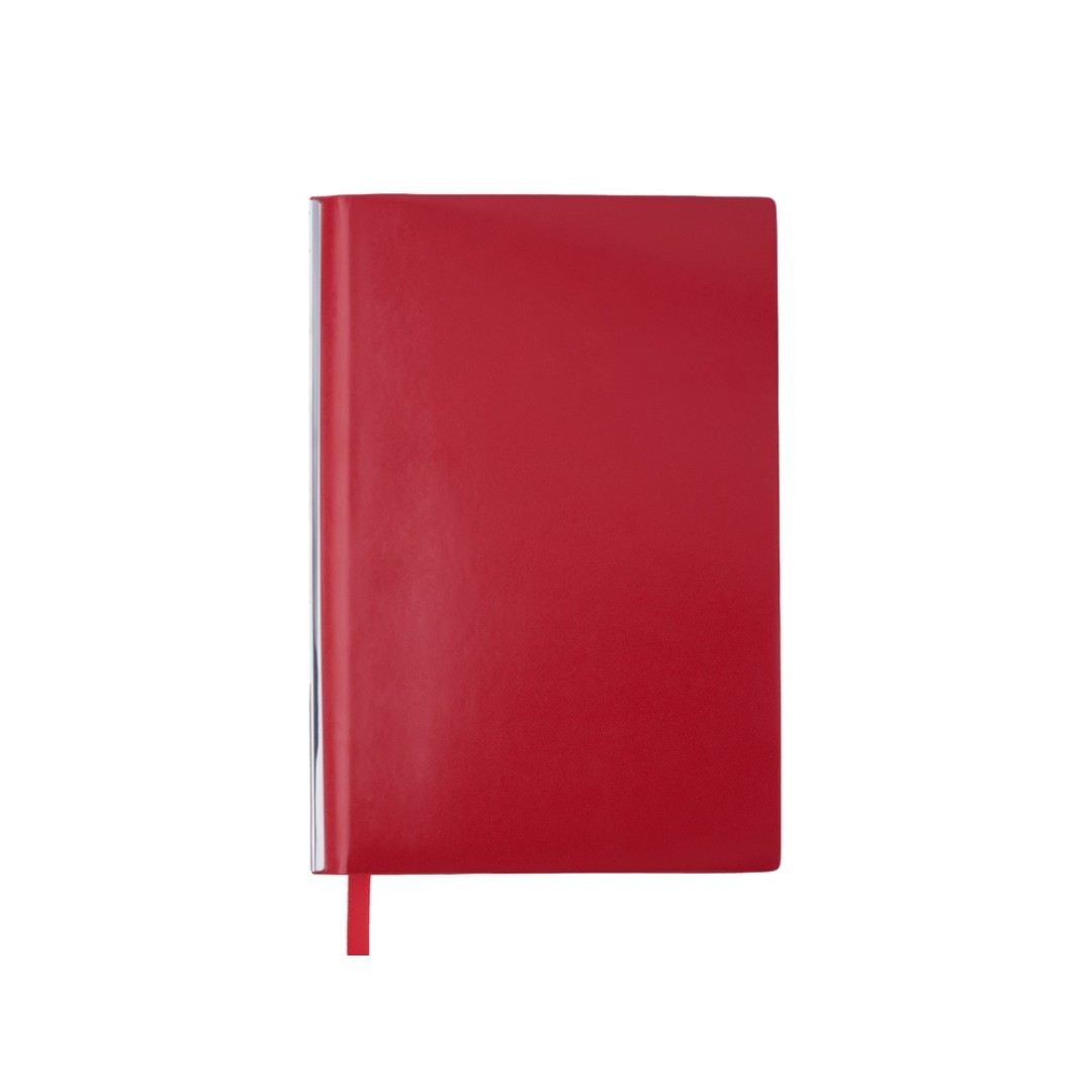 Блокнот А5 "Scribe", гибкая обложка, 96 листов 80 гр/м2, красный