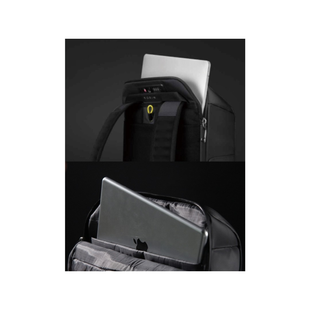 Атикражный рюкзак FlipPack для ноутбука 15.6", черный