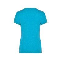 Футболка "Fox" женская, бирюзовый меланж