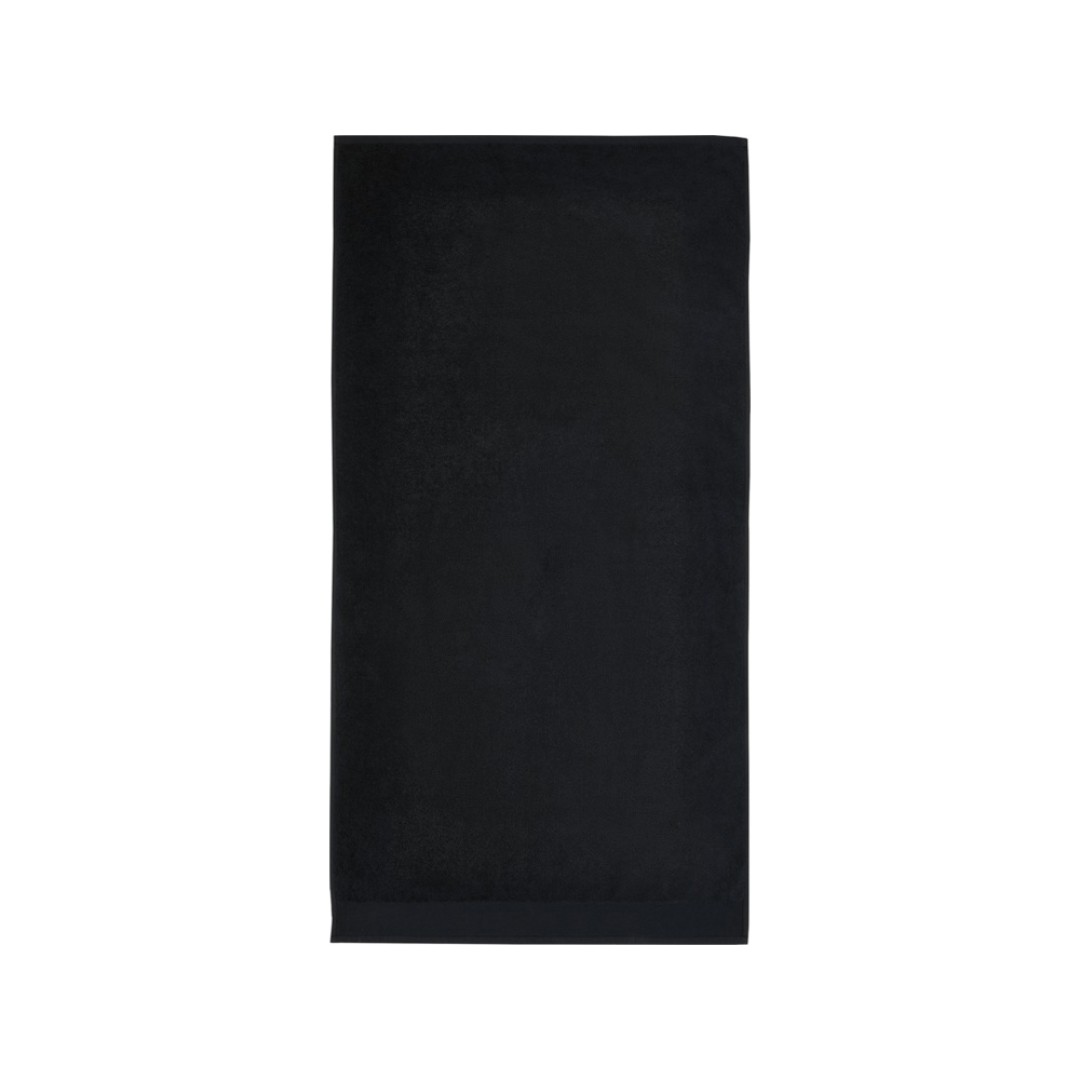 Полотенце для ванны Ellie из хлопка плотностью 550 г/м2 и размером 70x140 см, черный