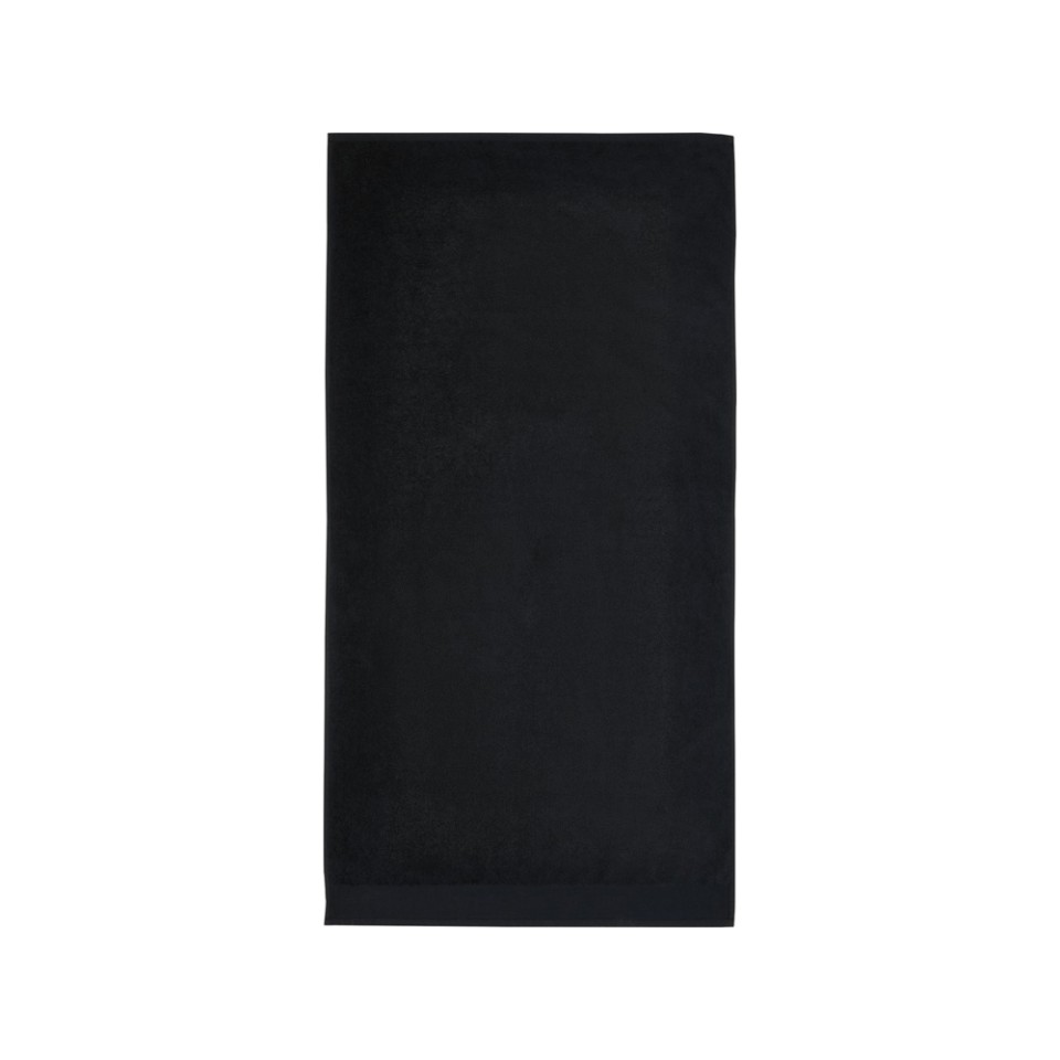 Полотенце для ванны Ellie из хлопка плотностью 550 г/м2 и размером 70x140 см, черный