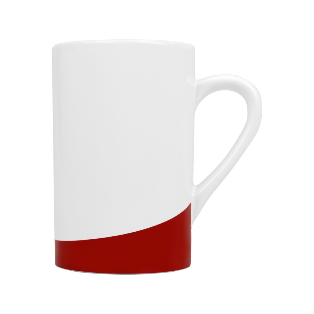 Кружка «Мерсер» 320мл, белый/красный