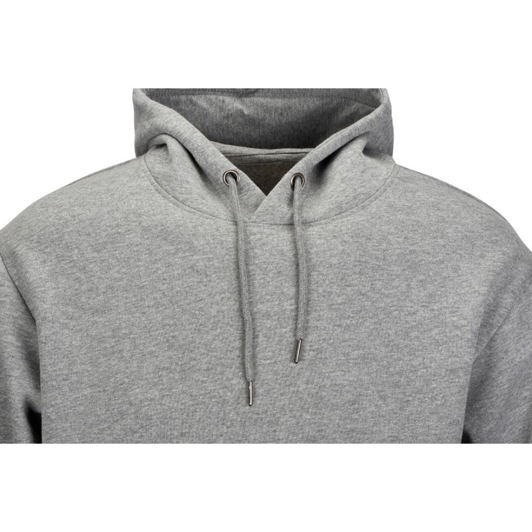 Толстовка с капюшоном оверсайз «Lisbon» унисекс, серый меланж
