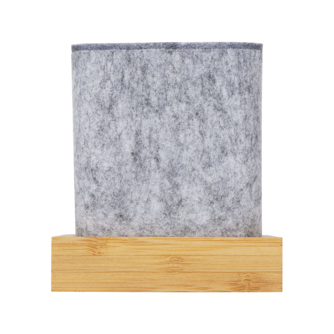 Подставка для ручек и телефона из бамбука "Takeshi", серый