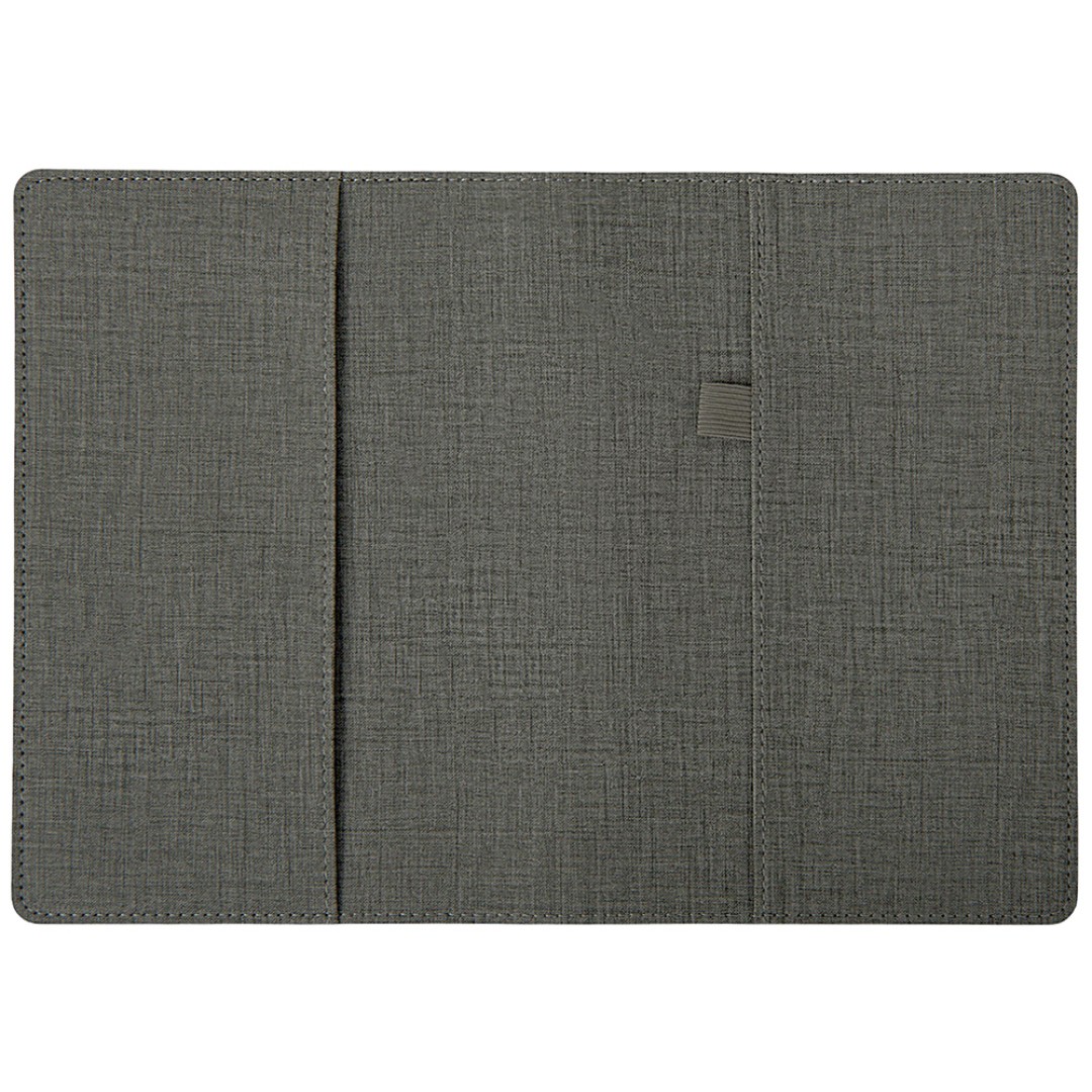 Двустороннее портфолио из рпет-фетра и искусственной кожи "Felt", серый