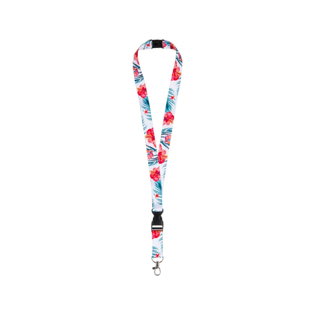 Ланъярд 2 см с карабином, межуровневым замком и замком обрыва