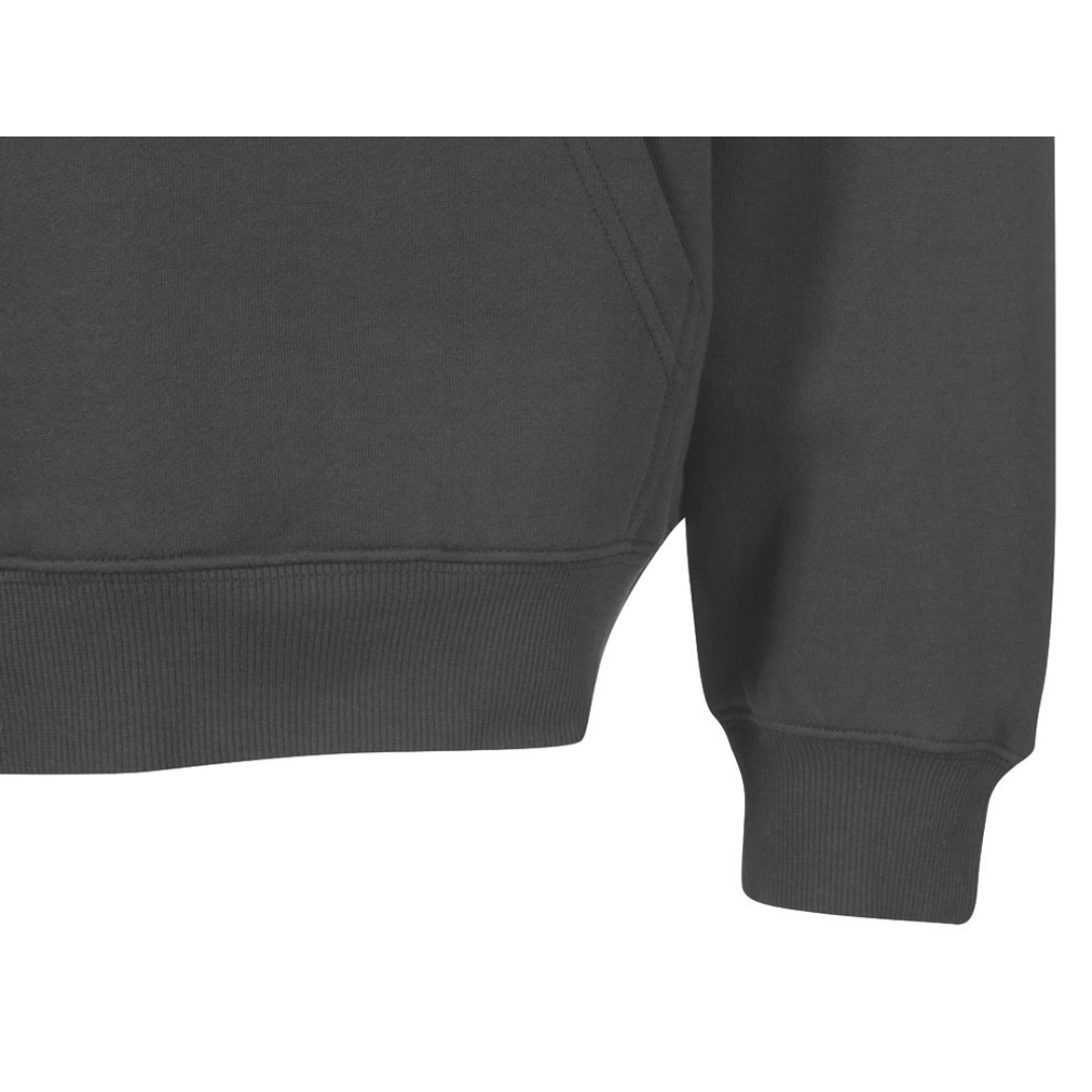 Толстовка с капюшоном оверсайз «Berlin» унисекс, темно-серый