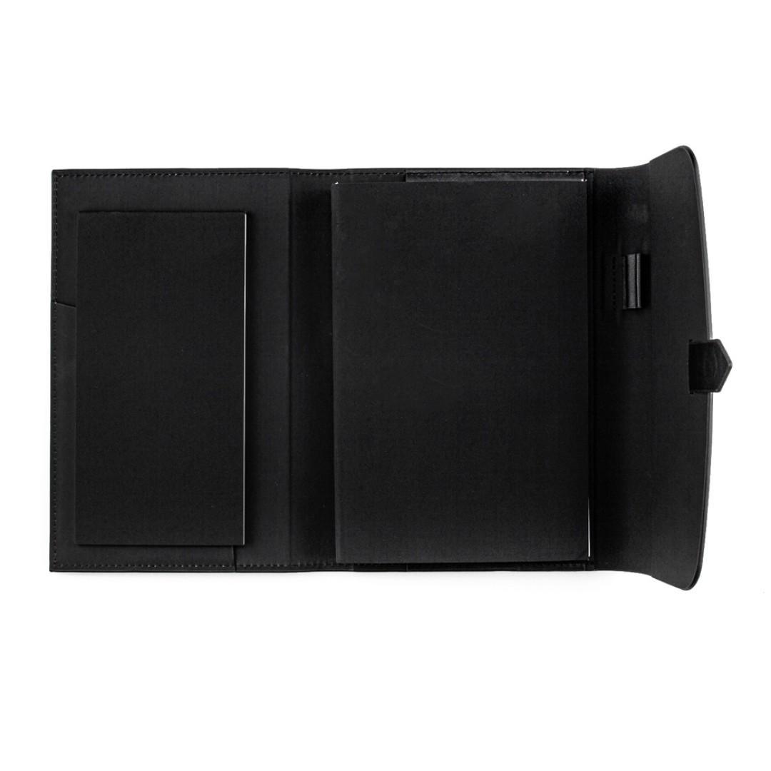 Ежедневник недатированный А5 "Senate" с магнитным клапаном, черный