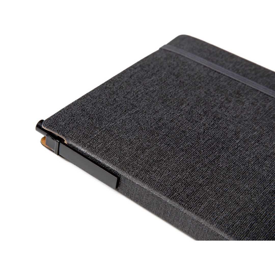 Блокнот с ручкой и набором стикеров А5 "Write and stick", черный