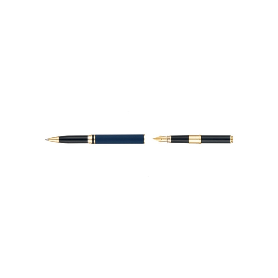 Ручка 2 в 1 шариковая и перьевая Pierre Cardin COMBI PEN, цвет - синий. Упаковка Е