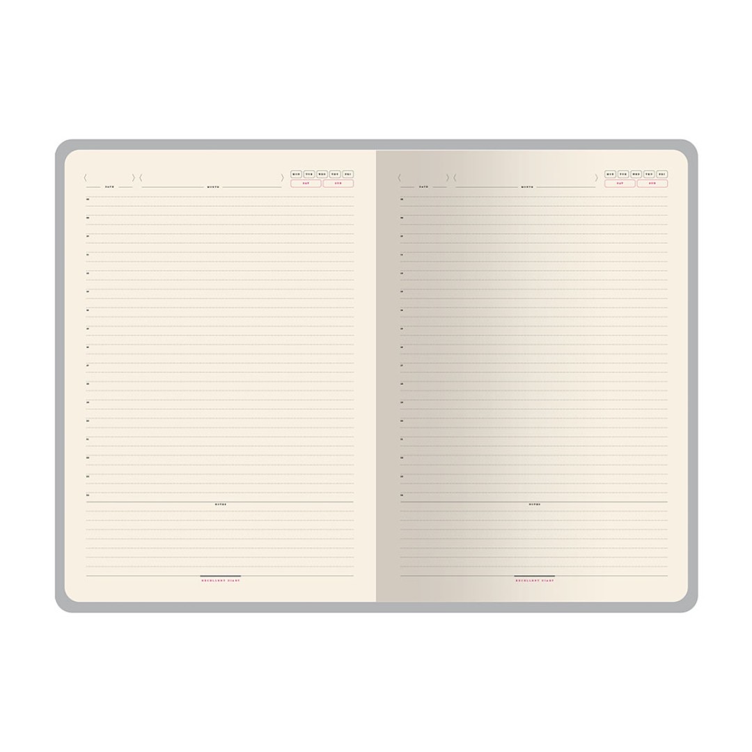 Ежедневник В5 недатированный «Leggenda», красный