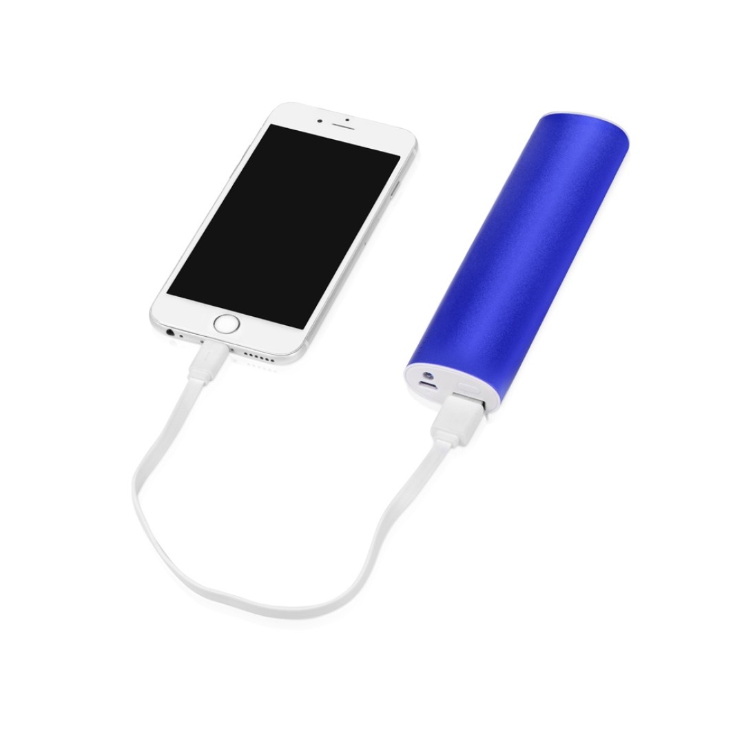 Портативное зарядное устройство "Спайк", 8000 mAh, синий