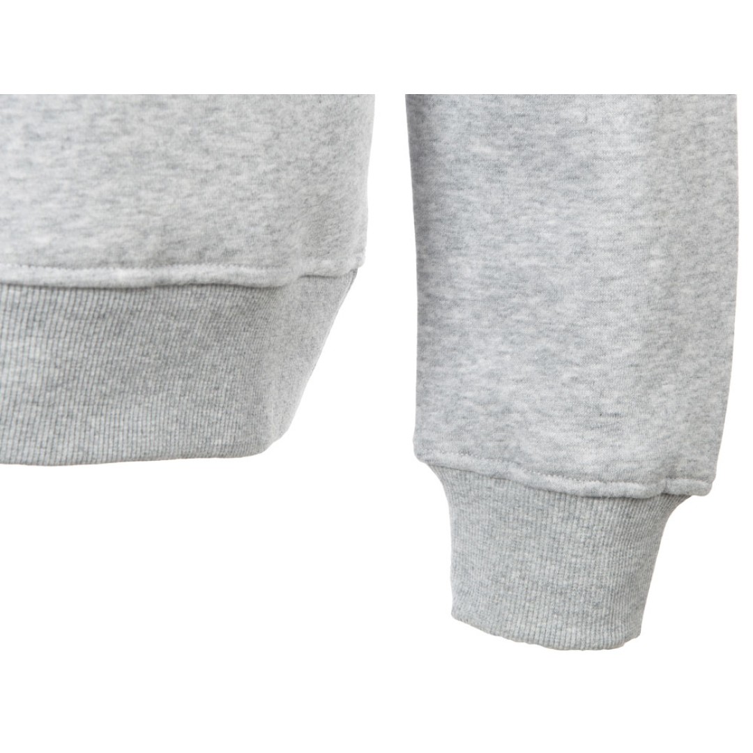 Свитшот блокинг «Edinburgh», серый меланж/белый, мужской