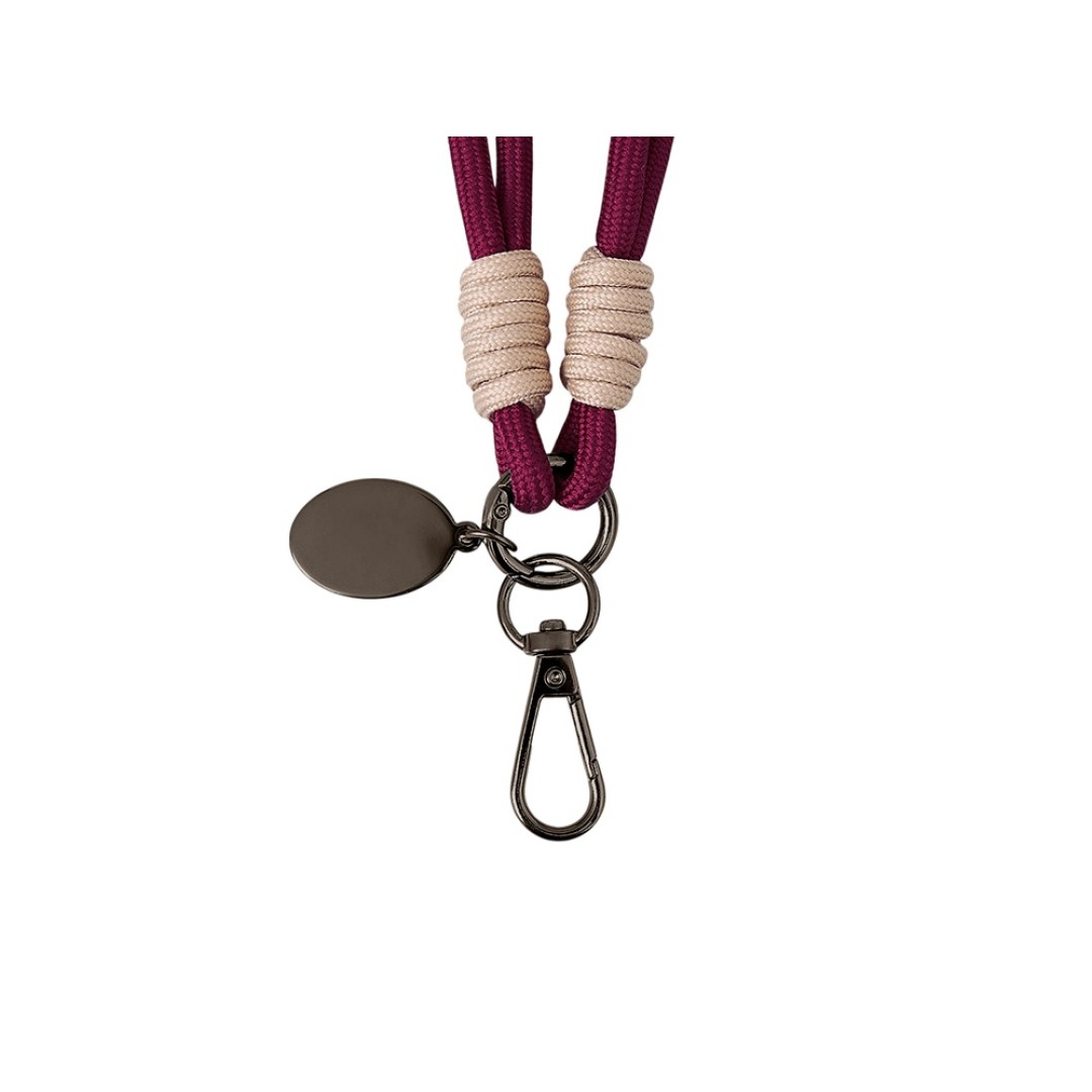 Брелок-браслет "Bohemian", бургунди