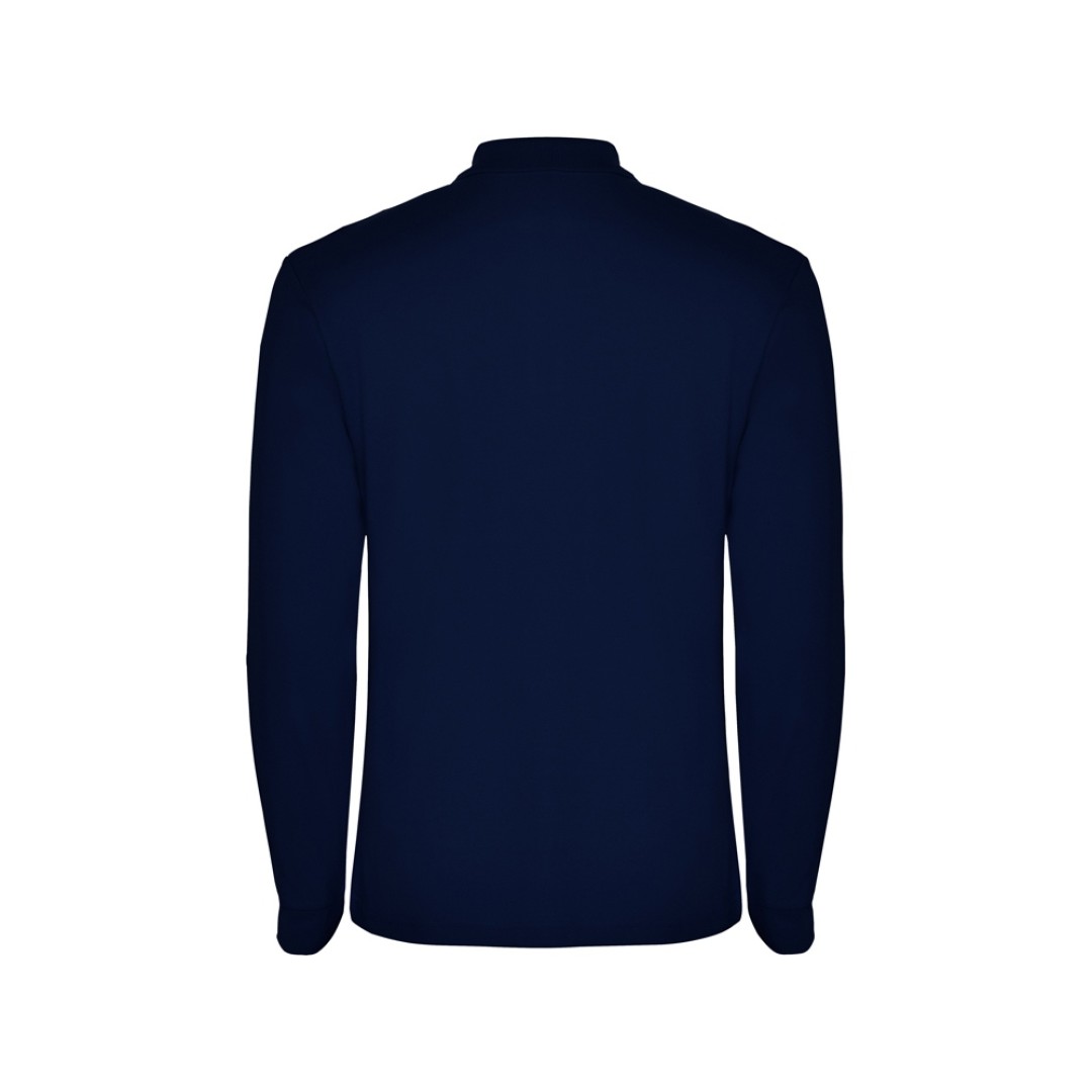 Рубашка поло "Estrella" мужская с длинным рукавом, нэйви