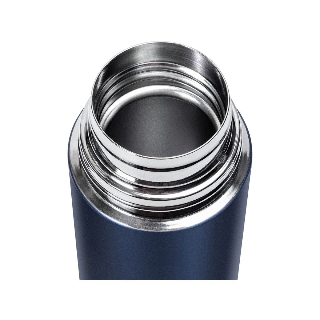 Термос Relaxika 101 (0,35 литра), темно-синий (без лого)