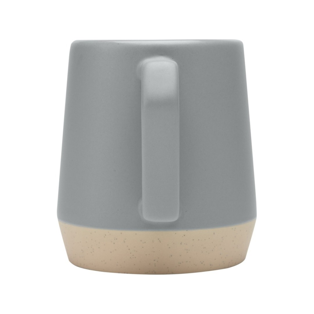 Dolce керамическая кружка объемом 300 мл с матовой отделкой, серый