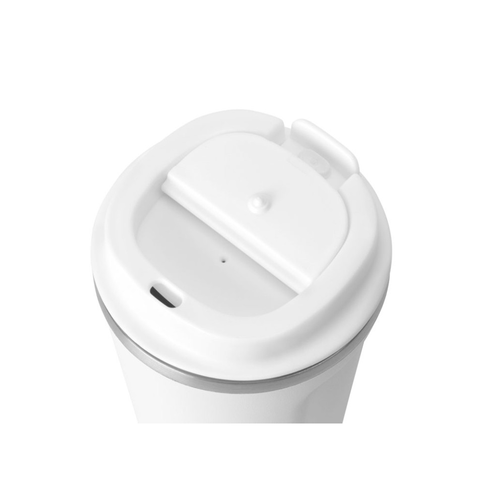 Термокружка CAFe COMPACT, 380 мл, белый