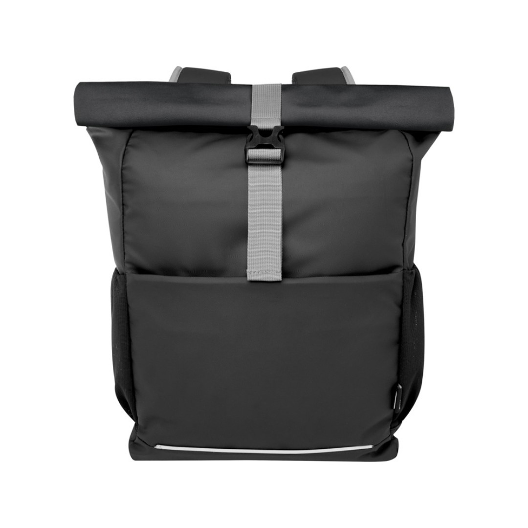 Aqua 15" GRS водонепроницаемая велосумка из переработанных материалов, 20 л - Черный