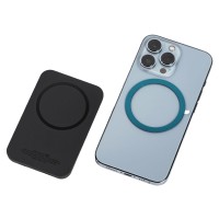 Магнитный беспроводной внешний аккумулятор "MagnetIQ", 5000 mah, 10 W, черный