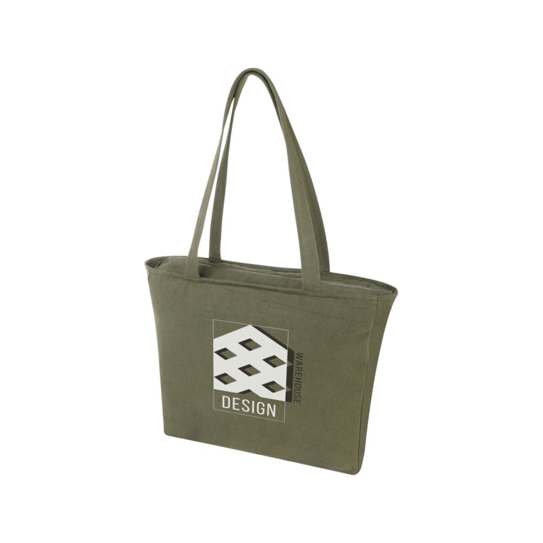 Weekender эко-сумка из переработанного материала Aware™ плотностью 500 г/м2 - Зеленый