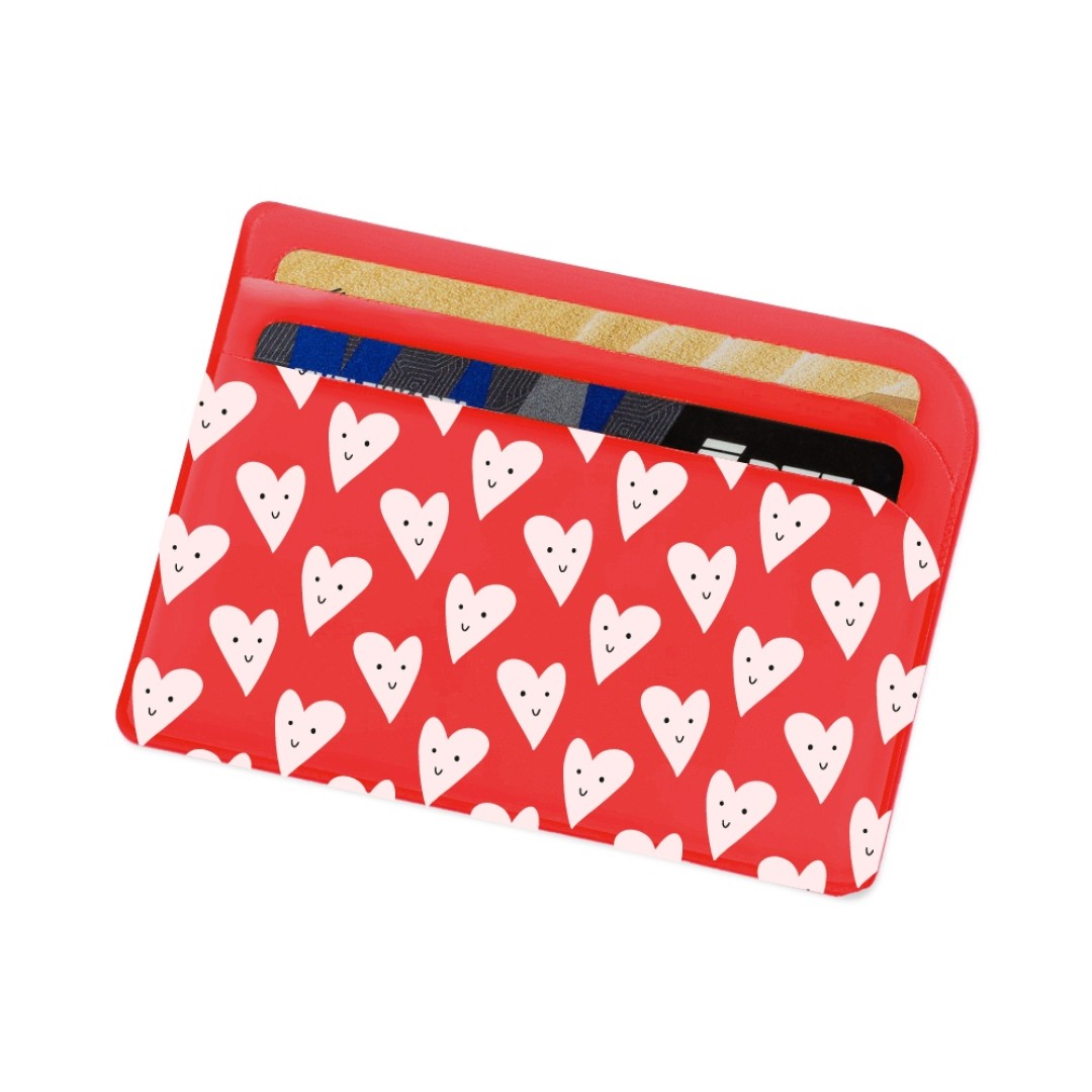 Картхолдер для 3-х карт с возможностью полноцветной  УФ-печати, софт-тач