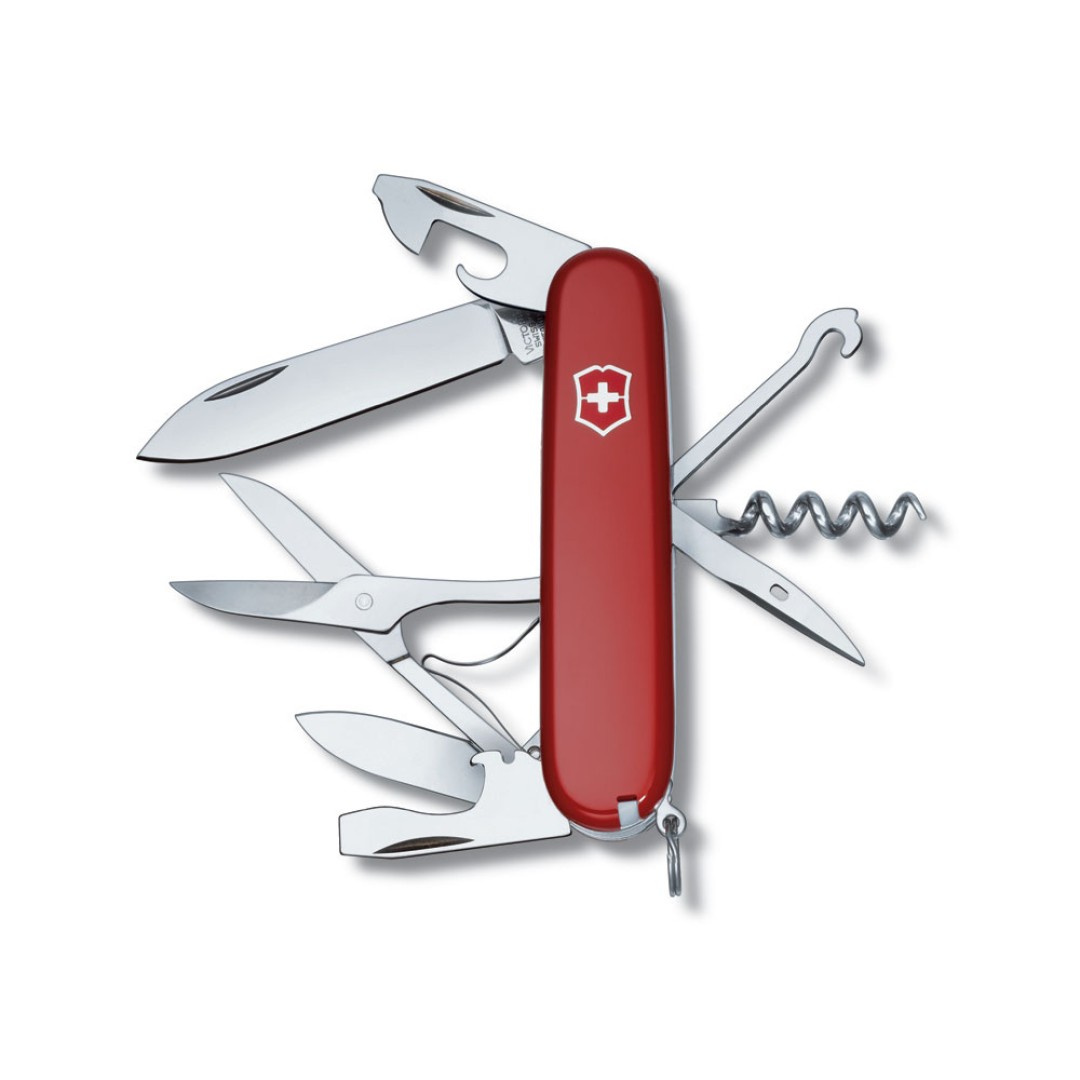 Нож перочинный VICTORINOX Climber, 91 мм, 14 функций, красный
