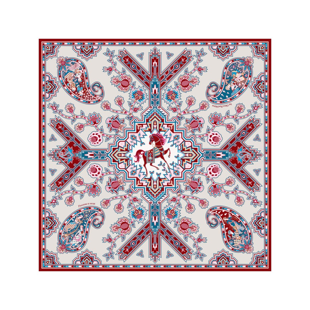 Платок "Кавказский скакун"