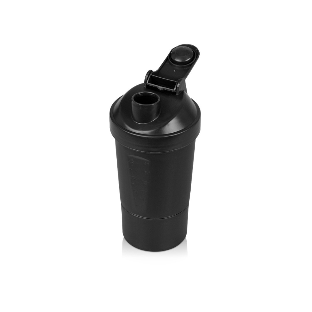 Шейкер для спортивного питания «Level Up», черный