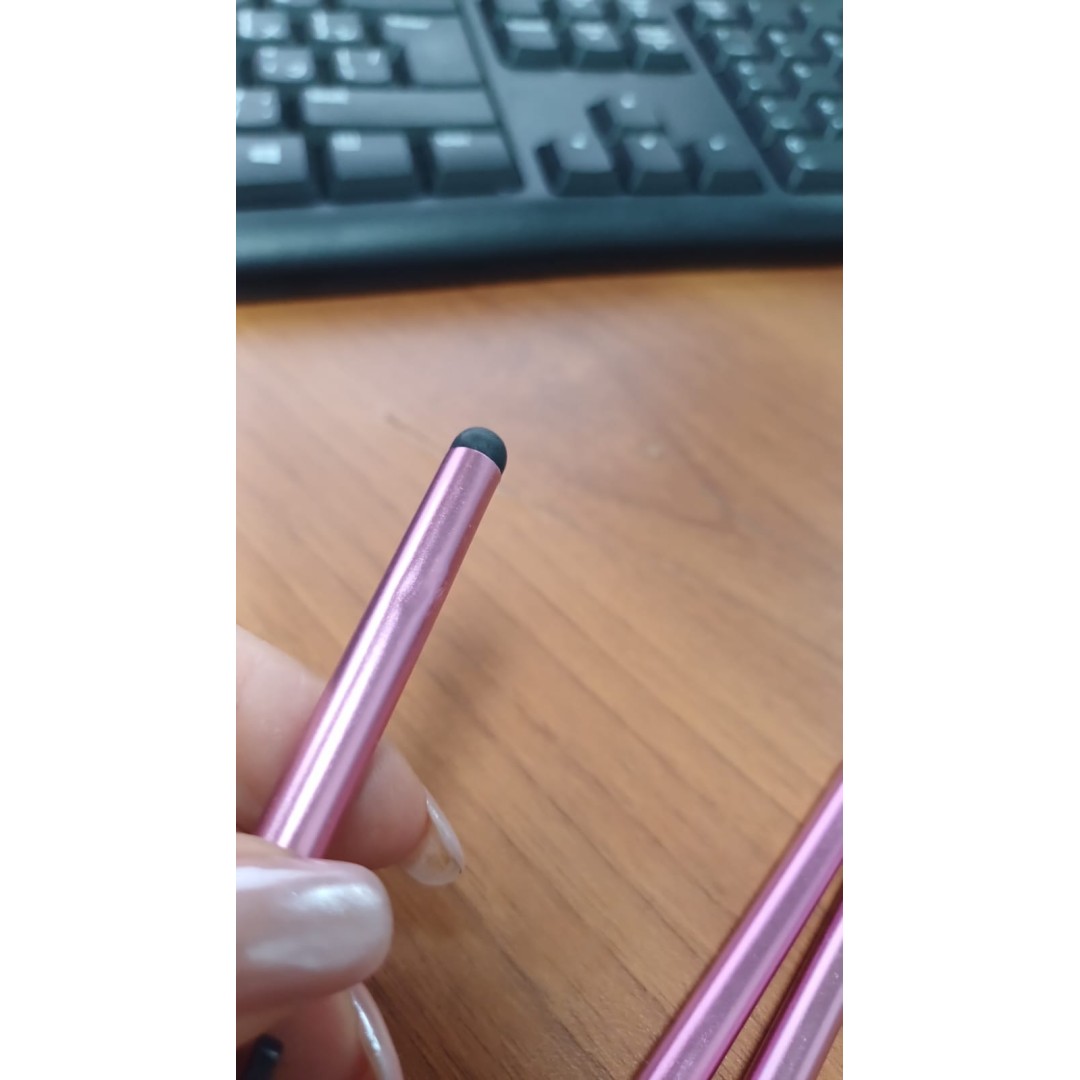 Стилус металлический Touch Smart Phone Tablet PC Universal, розовый (Р)