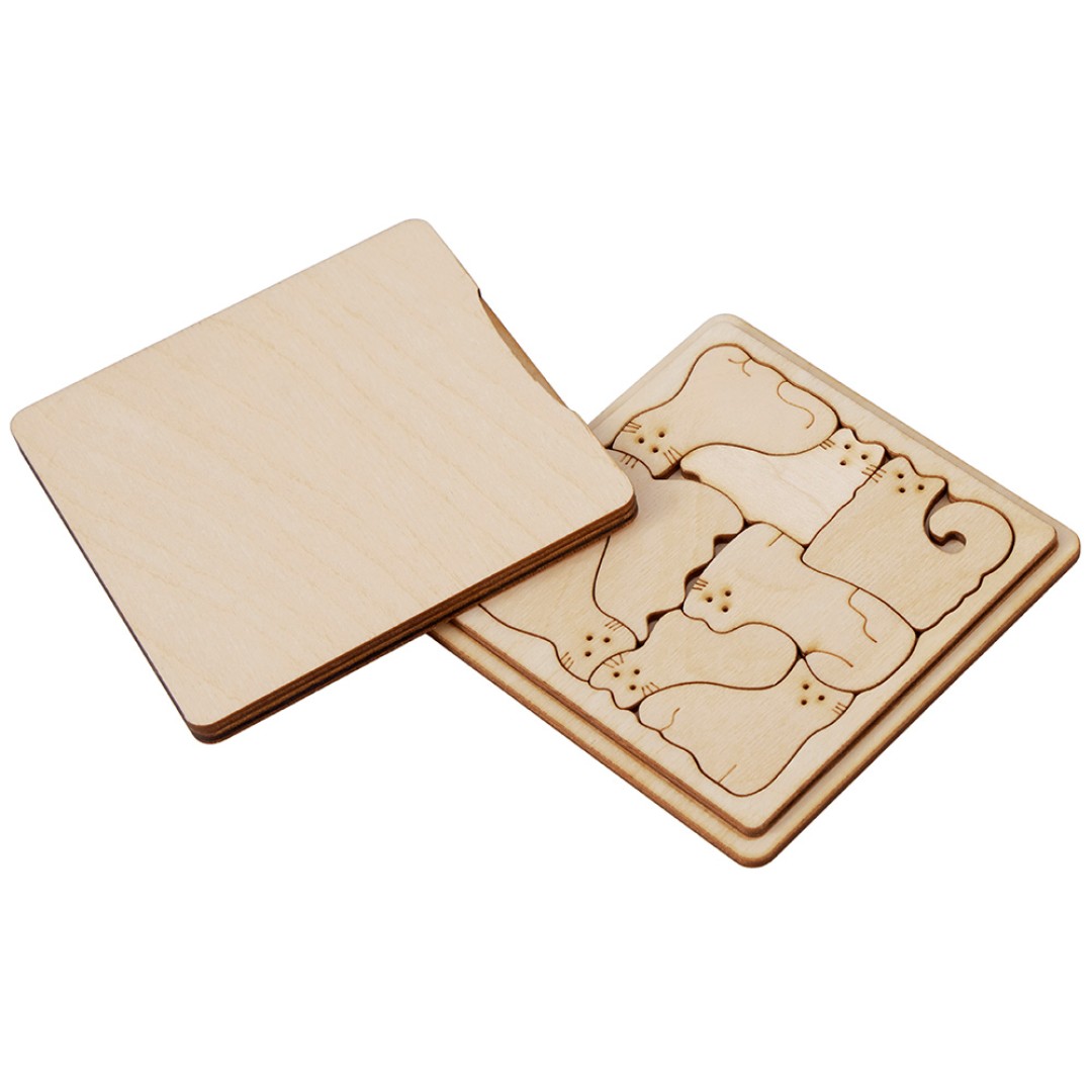 Деревянная головоломка "Catgram"