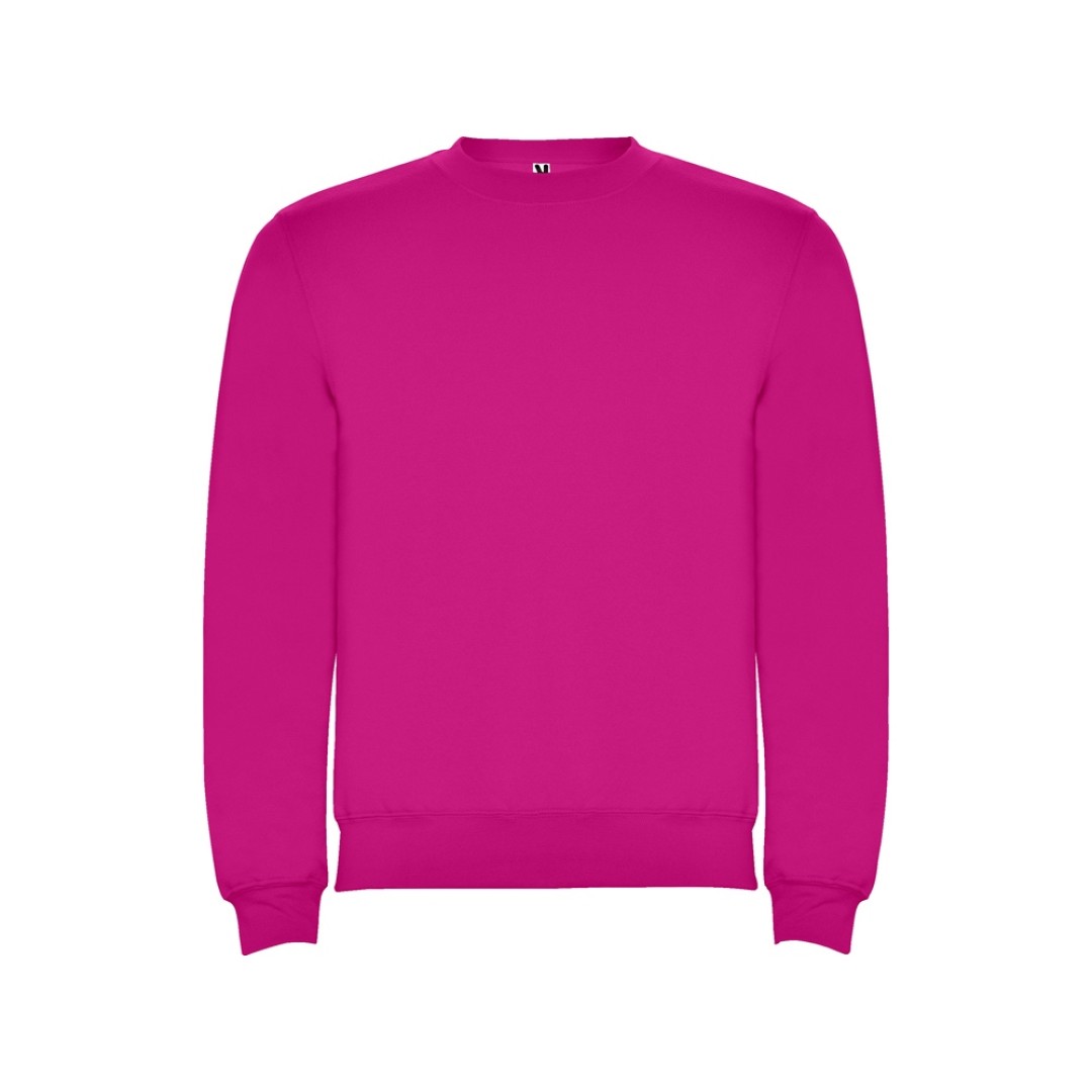 Свитшот с начесом "Clasica" унисекс, фуксия