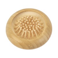 Расческа с зеркалом из бамбука "Daisy", натуральный