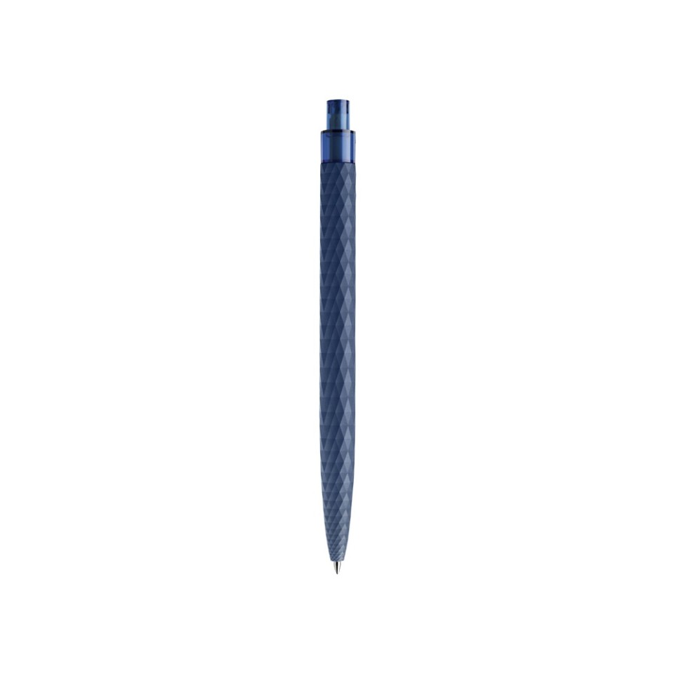 Ручка шариковая QS 01 PRT "софт-тач", синий
