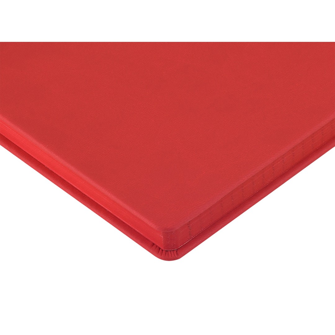 Ежедневник А5 "Megapolis Color New" soft-touch, красный