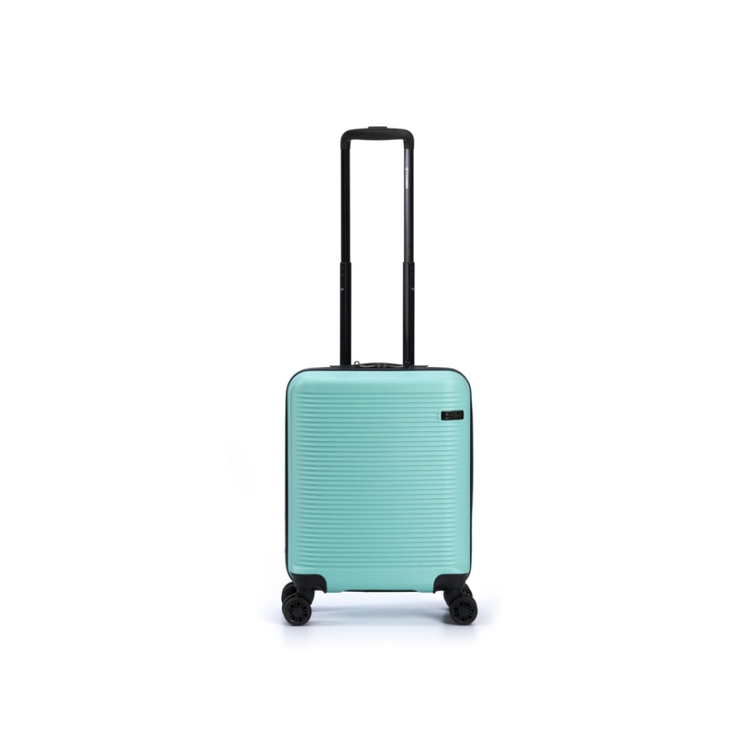 Чемодан TORBER Caspian, светло-зелёный, ABS-пластик, 38 х 20 х 54 см, 35 л