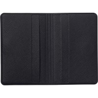 Футляр-книжка на 4-е карты с RFID "Favor", черный