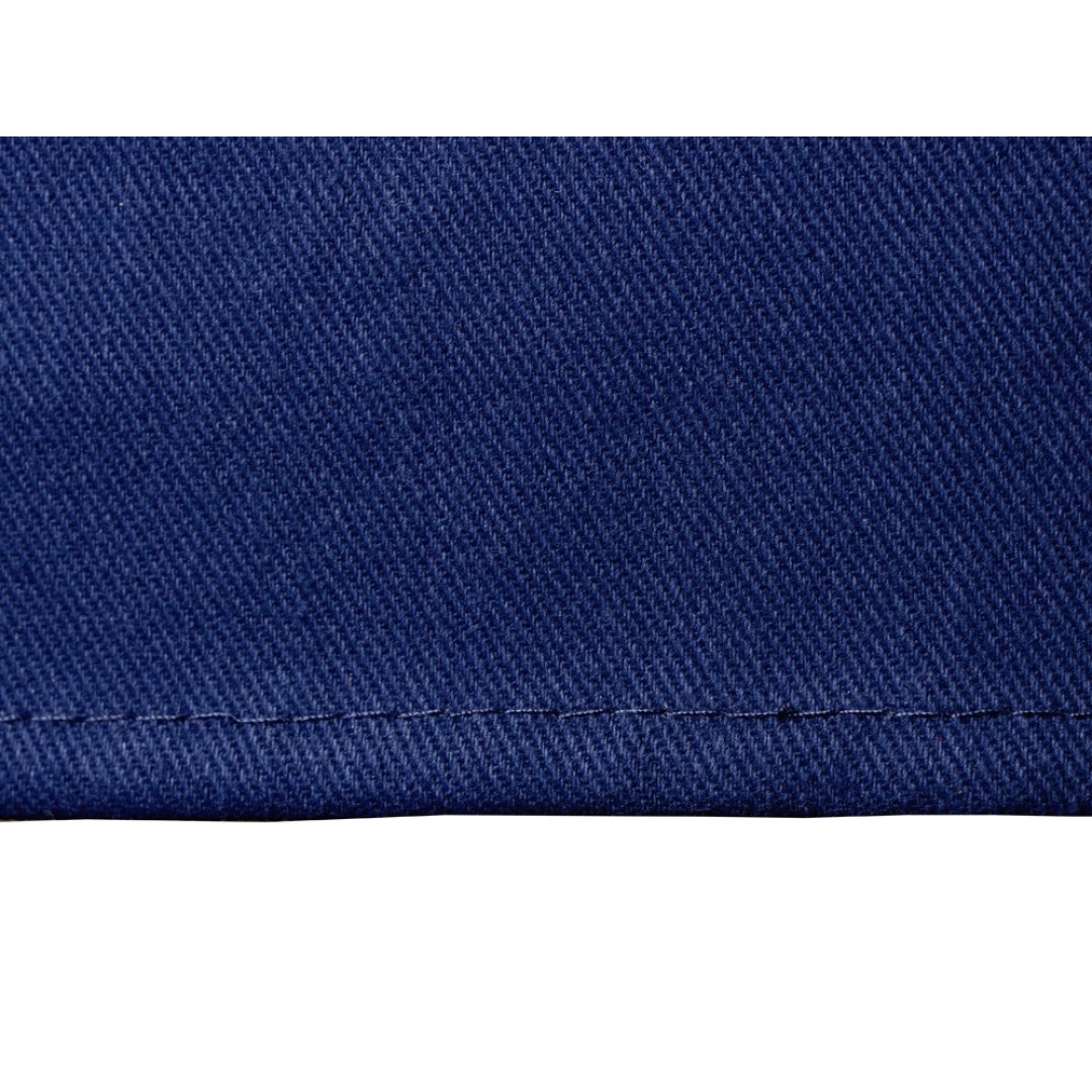 Хлопковый фартук Delight с карманом и регулируемыми завязками, синий нэйви